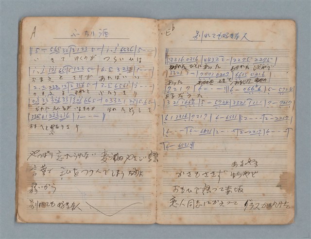 主要名稱：樂理筆記及詞曲草稿（南一出品筆記本）圖檔，第10張，共20張