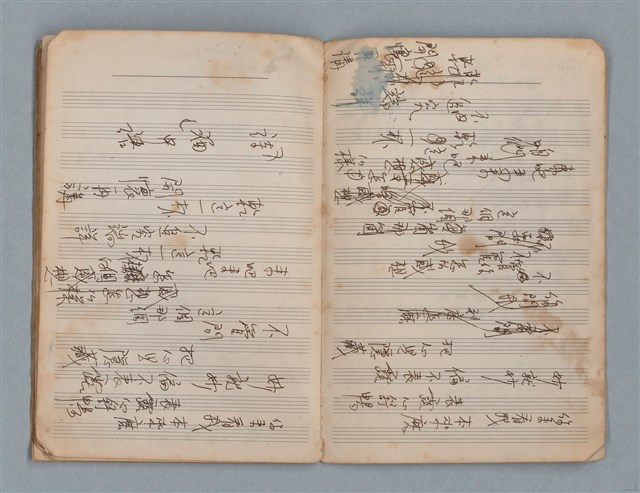 主要名稱：樂理筆記及詞曲草稿（南一出品筆記本）圖檔，第15張，共20張