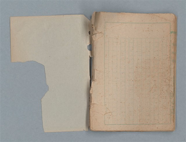 主要名稱：臺灣省立嘉義師範專科學校林央敏作文簿圖檔，第35張，共36張