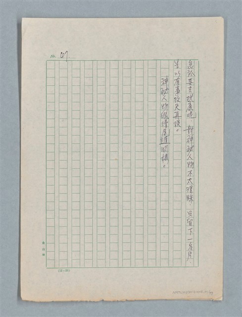 主要名稱：泯滅天使（或稱落水落花春去也）劇本圖檔，第41張，共78張