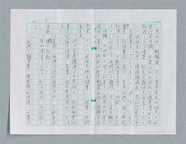 主要名稱：祖先與子孫/劃一題名：鍾玲極短篇圖檔，第3張，共8張