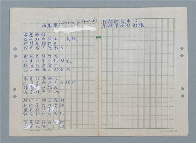 主要名稱：機器夢（dream of a robot）/劃一題名：數學篇 4圖檔，第1張，共3張