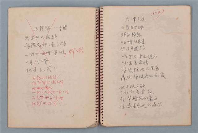 主要名稱：無字天書等詩作手稿（筆記本）圖檔，第4張，共15張