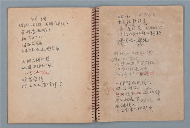 主要名稱：無字天書等詩作手稿（筆記本）圖檔，第13張，共15張