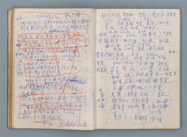 主要名稱：刑鞭吻上了我的臉等手稿（筆記本）圖檔，第25張，共92張