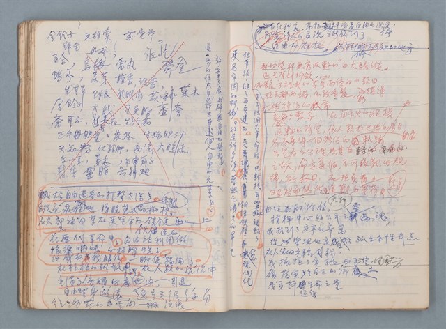 主要名稱：刑鞭吻上了我的臉等手稿（筆記本）圖檔，第26張，共92張