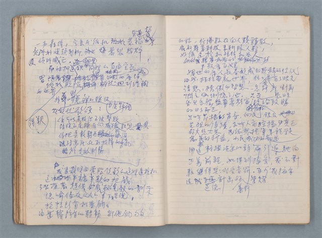 主要名稱：刑鞭吻上了我的臉等手稿（筆記本）圖檔，第29張，共92張