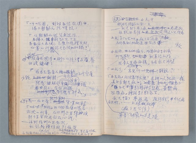 主要名稱：刑鞭吻上了我的臉等手稿（筆記本）圖檔，第45張，共92張