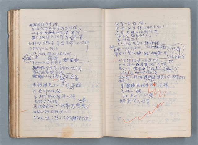 主要名稱：刑鞭吻上了我的臉等手稿（筆記本）圖檔，第48張，共92張