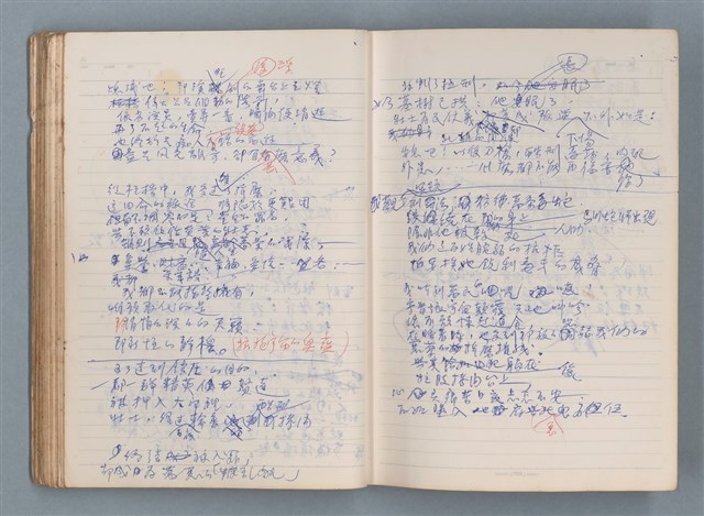 主要名稱：刑鞭吻上了我的臉等手稿（筆記本）圖檔，第55張，共92張
