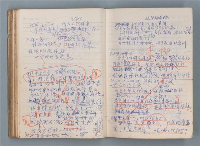 主要名稱：刑鞭吻上了我的臉等手稿（筆記本）圖檔，第62張，共92張
