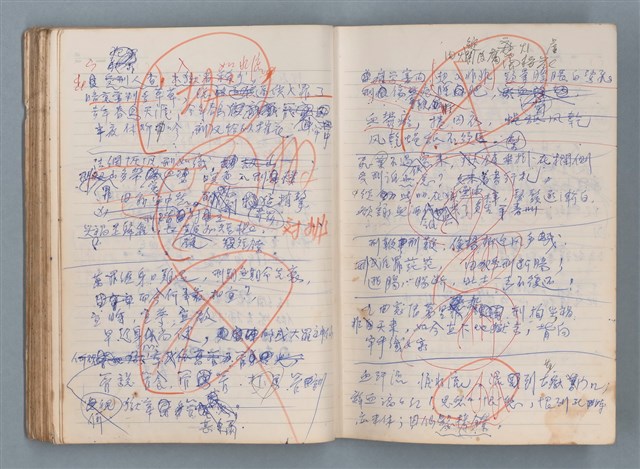 主要名稱：刑鞭吻上了我的臉等手稿（筆記本）圖檔，第65張，共92張