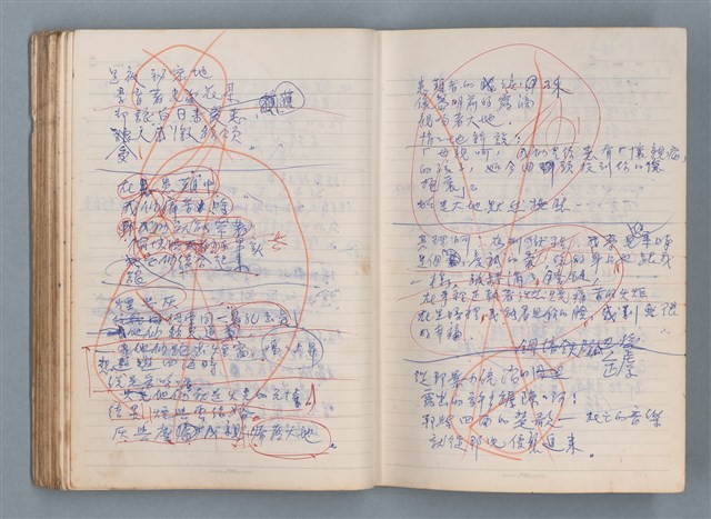 主要名稱：刑鞭吻上了我的臉等手稿（筆記本）圖檔，第67張，共92張
