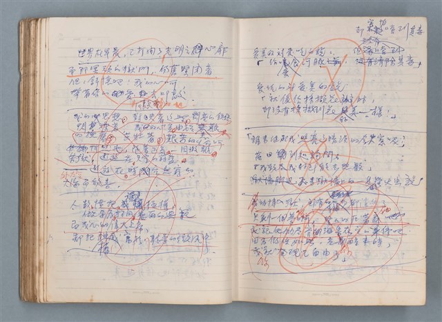 主要名稱：刑鞭吻上了我的臉等手稿（筆記本）圖檔，第68張，共92張