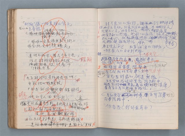 主要名稱：刑鞭吻上了我的臉等手稿（筆記本）圖檔，第76張，共92張