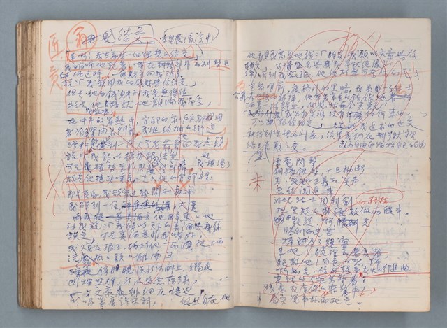 主要名稱：刑鞭吻上了我的臉等手稿（筆記本）圖檔，第81張，共92張