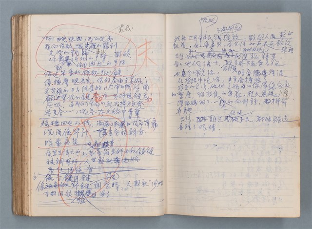 主要名稱：刑鞭吻上了我的臉等手稿（筆記本）圖檔，第82張，共92張