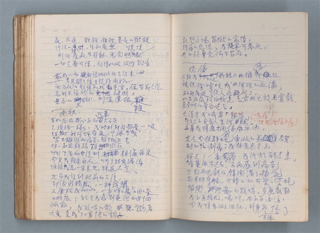 主要名稱：刑鞭吻上了我的臉等手稿（筆記本）圖檔，第86張，共92張