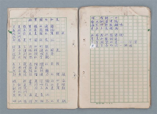 主要名稱：第三冊（〈疊羅漢〉等詩作）圖檔，第4張，共53張