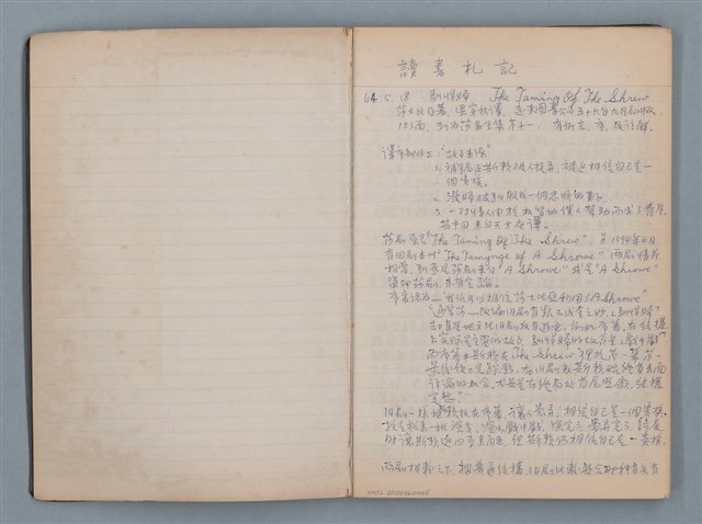 主要名稱：讀書札記圖檔，第3張，共12張