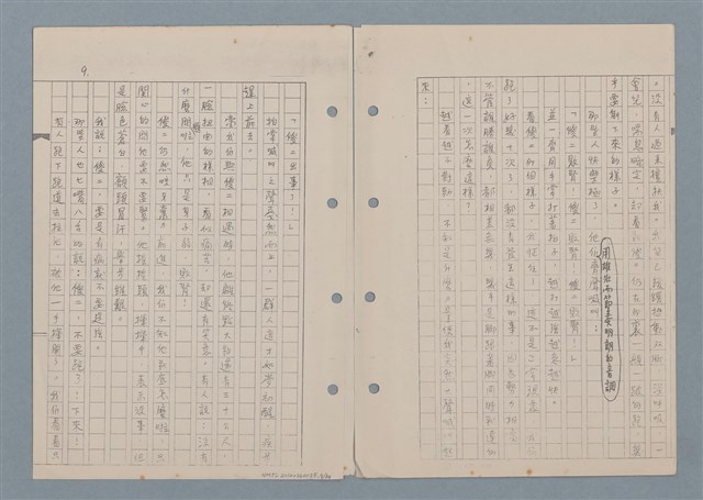 主要名稱：傻二的婚事（影本）圖檔，第11張，共91張