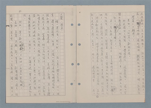 主要名稱：傻二的婚事（影本）圖檔，第55張，共91張