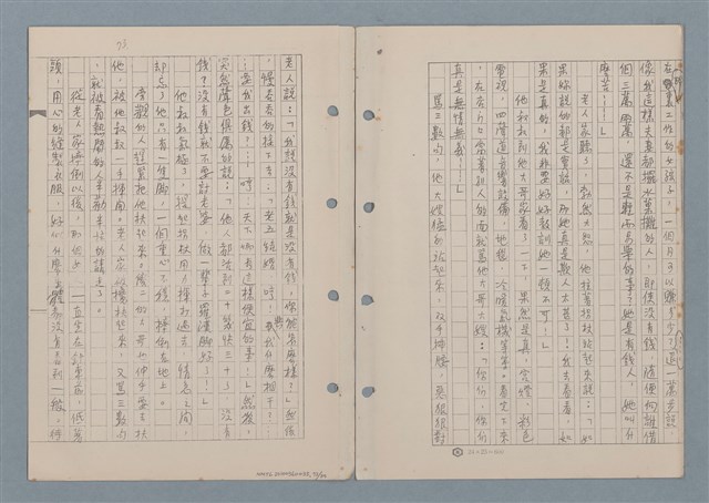 主要名稱：傻二的婚事（影本）圖檔，第75張，共91張