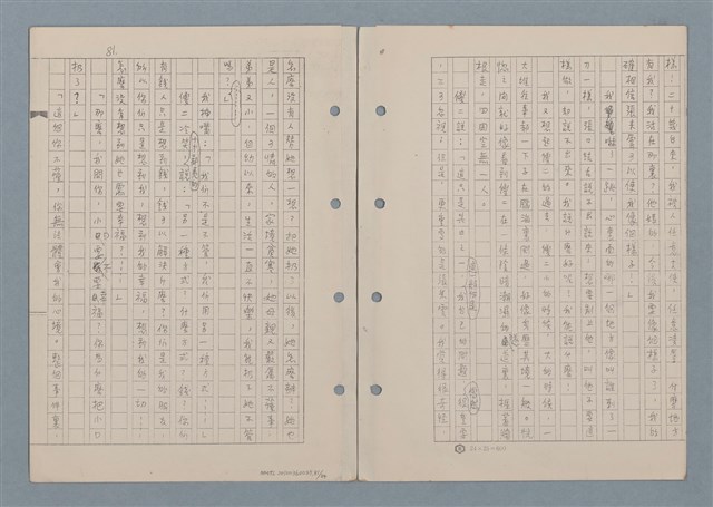 主要名稱：傻二的婚事（影本）圖檔，第83張，共91張