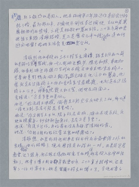 主要名稱：敘舊的緣分/劃一題名：鍾玲極短篇圖檔，第5張，共6張