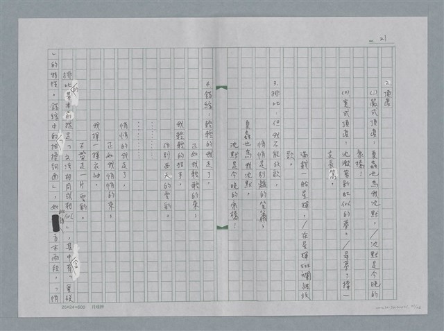 主要名稱：新詩賞析策略圖檔，第21張，共26張