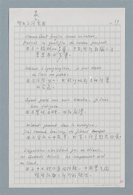 主要名稱：〈如何寫法式法文〉圖檔，第42張，共124張