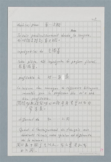 主要名稱：〈如何寫法式法文〉圖檔，第46張，共124張