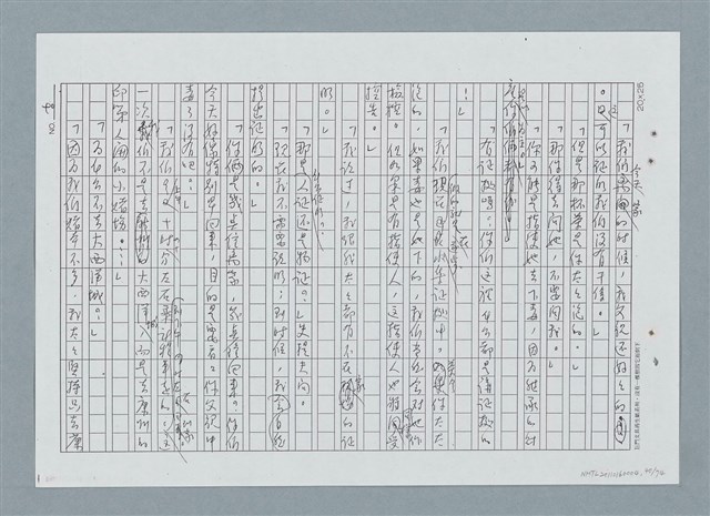 主要名稱：古邸之夜（修正稿）（影本）圖檔，第40張，共76張