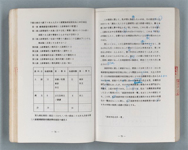 主要名稱：領台期に於ける台湾語教育の一考察圖檔，第174張，共270張