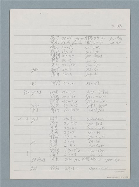 主要名稱：3. 台語鼻音韻尾和鼻化韻母的對應圖檔，第22張，共26張