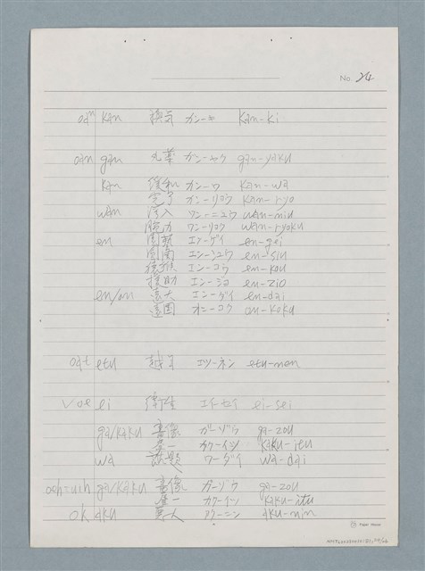 主要名稱：3. 台語鼻音韻尾和鼻化韻母的對應圖檔，第24張，共26張