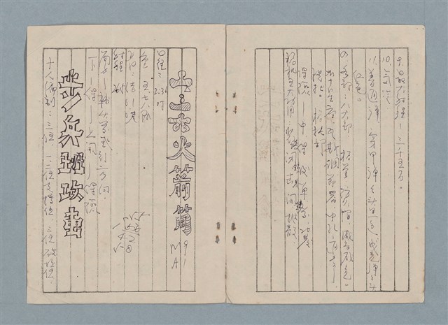 主要名稱：軍事訓練筆記（藍色筆記本）圖檔，第4張，共19張