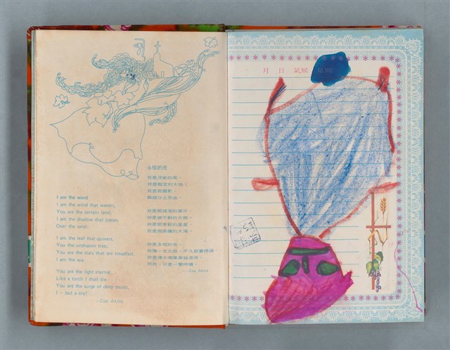 主要名稱：留學日記（詩之憶日記本）圖檔，第3張，共93張