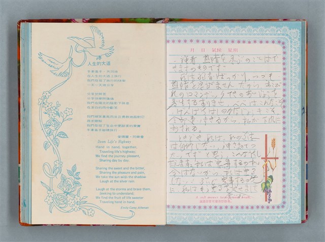 主要名稱：留學日記（詩之憶日記本）圖檔，第37張，共93張