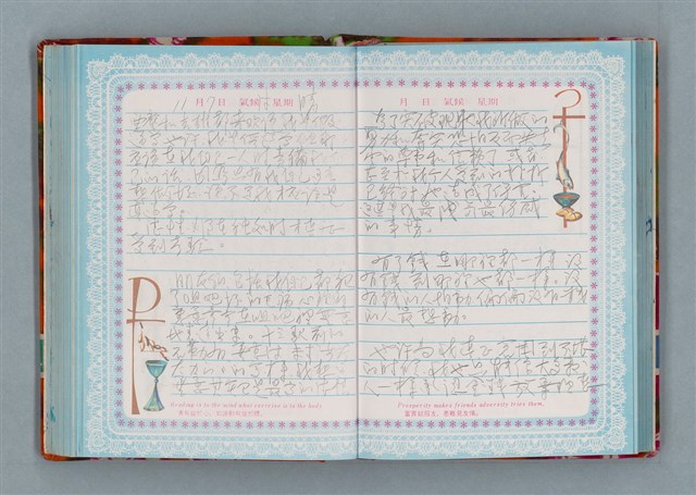主要名稱：留學日記（詩之憶日記本）圖檔，第79張，共93張