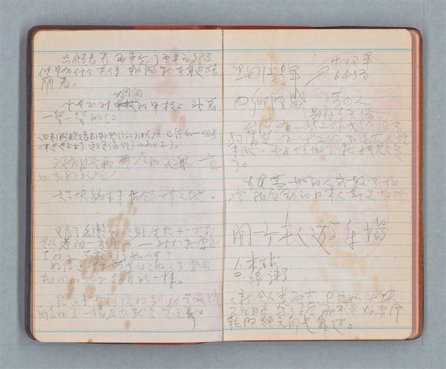 主要名稱：日記隨筆（紅色筆記本）圖檔，第11張，共36張