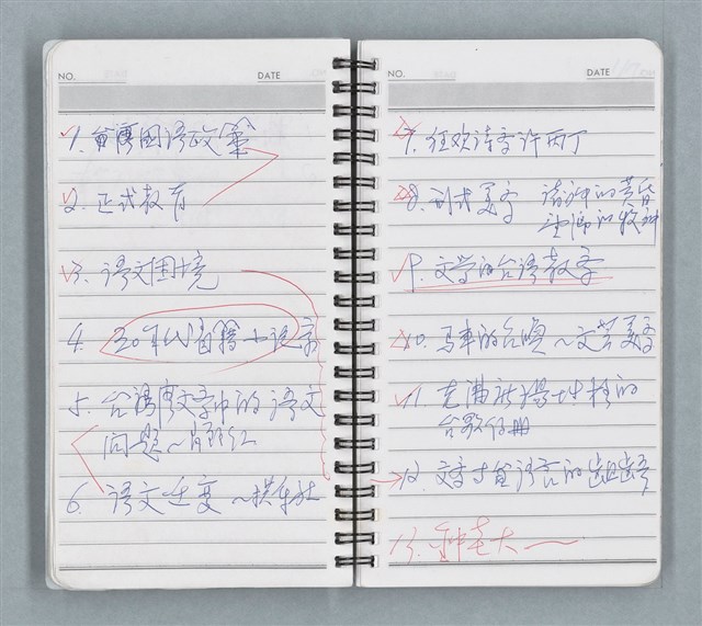 主要名稱：隨筆日記（白色線圈筆記本）圖檔，第11張，共13張