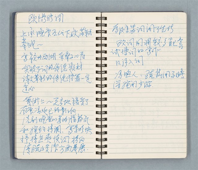 主要名稱：Cui bang ci kan（醉夢之間）（台南○誌）（藍色線圈筆記本）圖檔，第26張，共83張