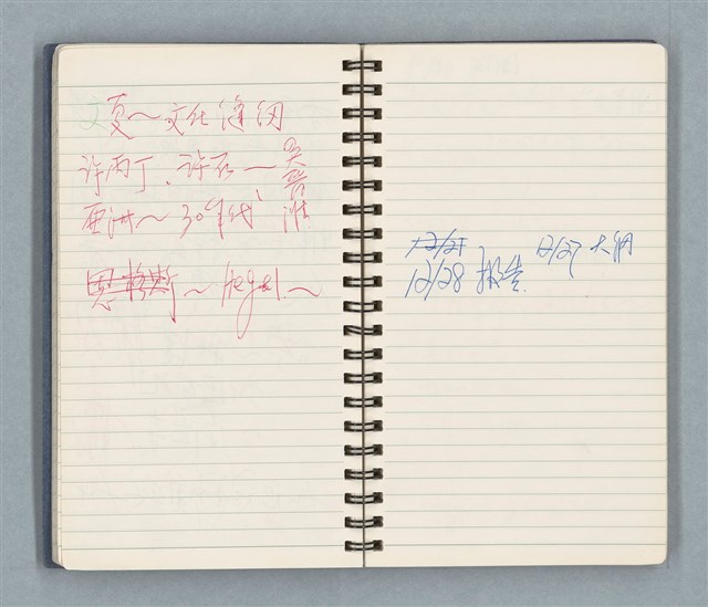 主要名稱：Cui bang ci kan（醉夢之間）（台南○誌）（藍色線圈筆記本）圖檔，第29張，共83張
