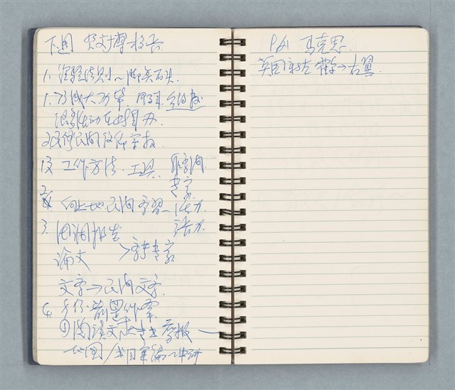 主要名稱：Cui bang ci kan（醉夢之間）（台南○誌）（藍色線圈筆記本）圖檔，第32張，共83張