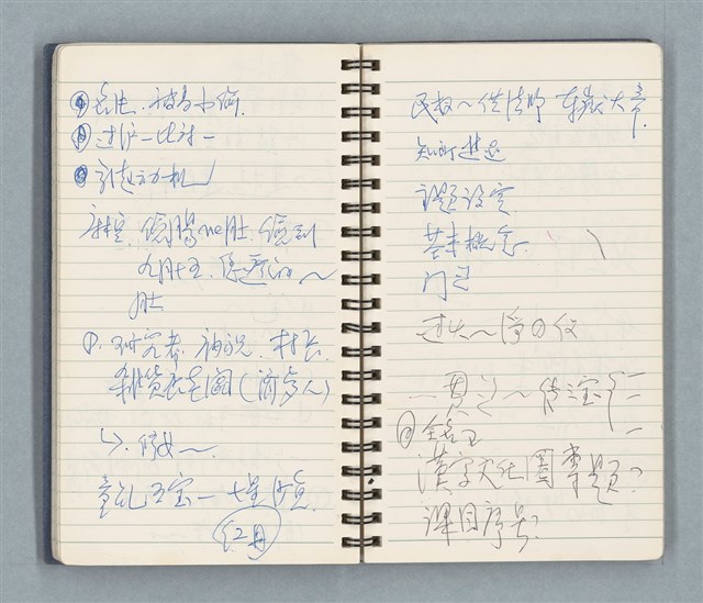 主要名稱：Cui bang ci kan（醉夢之間）（台南○誌）（藍色線圈筆記本）圖檔，第35張，共83張