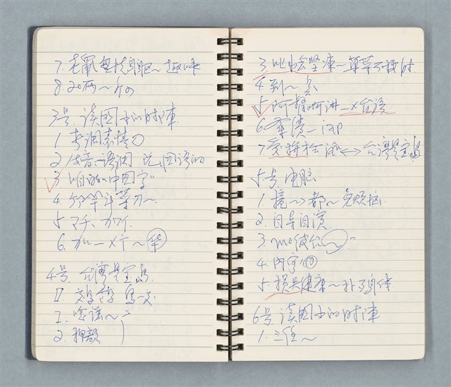 主要名稱：Cui bang ci kan（醉夢之間）（台南○誌）（藍色線圈筆記本）圖檔，第43張，共83張