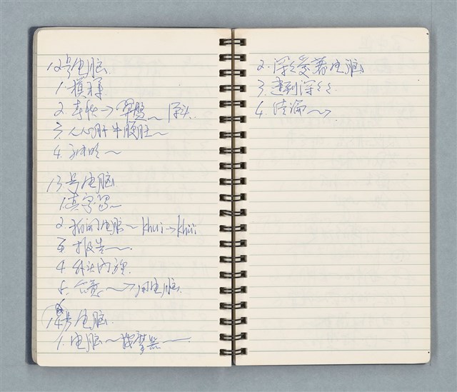 主要名稱：Cui bang ci kan（醉夢之間）（台南○誌）（藍色線圈筆記本）圖檔，第46張，共83張
