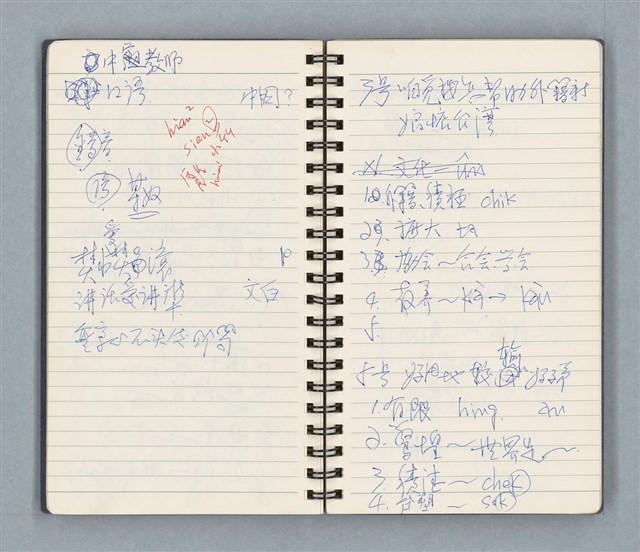主要名稱：Cui bang ci kan（醉夢之間）（台南○誌）（藍色線圈筆記本）圖檔，第49張，共83張