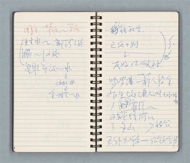主要名稱：Cui bang ci kan（醉夢之間）（台南○誌）（藍色線圈筆記本）圖檔，第58張，共83張